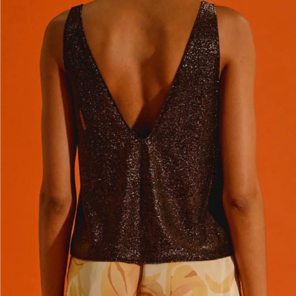 Brown sparkling top from Noo Paris - Picture 4 of 5